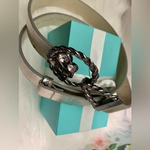 💎 Chicos Women's Belt  Sz Medium💎Adjustable Hook Buckle Statement 💎#CH9